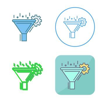 Filtering Vector Icon