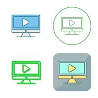 Video Lesson Vector Icon