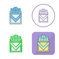 Cigarette Pack Vector Icon