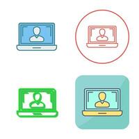 Online Lesson Vector Icon