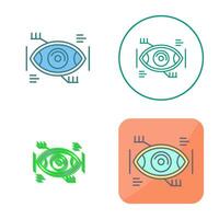 Eye Recongnition Vector Icon