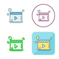 Video Player Vector Icon