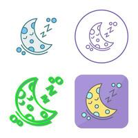 Sleeping Vector Icon