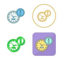 Clock Vector Icon