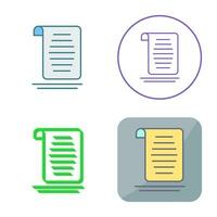 Document Vector Icon