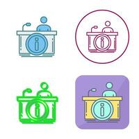 Information Desk Vector Icon