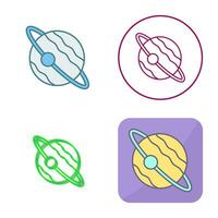 icono de vector de planeta