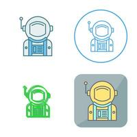 icono de vector de astronauta