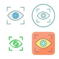 Eye Scan Vector Icon