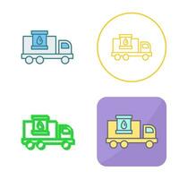 Fuel Truck Vector Icon