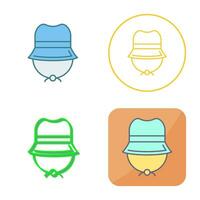 Camping Hat Vector Icon