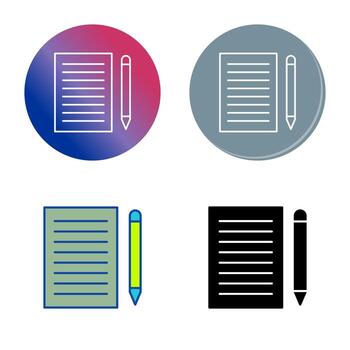 Write Feedback Vector Icon