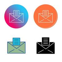 Email Documents Vector Icon