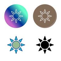 UV Radiation Vector Icon