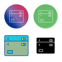 Unique Multiple Cards Vector Icon