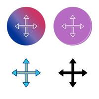 Unique Move Vector Icon