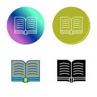 icono de vector de libro