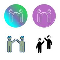 Waing to people Vector Icon