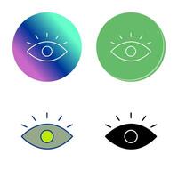 icono de vector de ojo