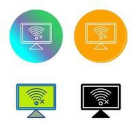 Disconnected Network Vector Icon