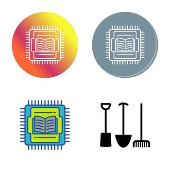 icono de vector de cpu