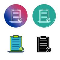 Prohibition Vector Icon