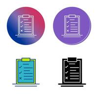 Checklist Vector Icon