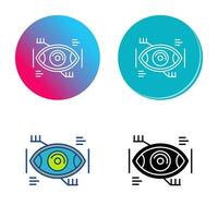 Eye Recongnition Vector Icon