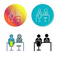 Employee Interview Vector Icon