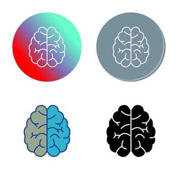 icono de vector de cerebro
