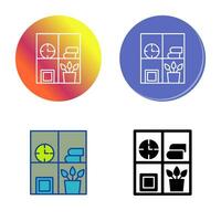 Bookshelf Vector Icon