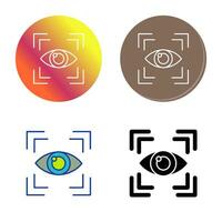 Eye Scan Vector Icon