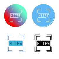 icono de vector de https