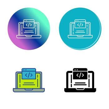 Coding Vector Icon
