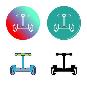 icono de vector de hoverboard
