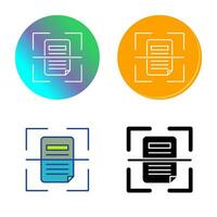 Scan Vector Icon