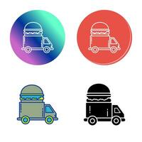 Fast Food Truck Vector Icon