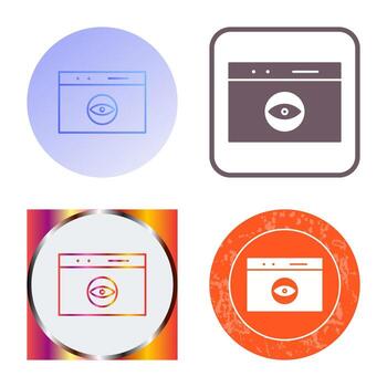 icono de vector de optimización de enlace único
