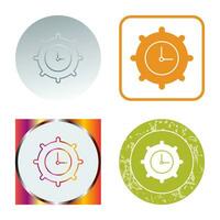 Time Settings Vector Icon