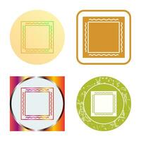 Unique Frame Vector Icon