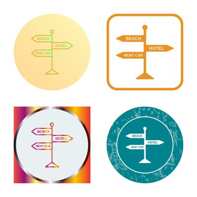 Signboard Vector Icon