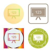 Unique Classroom Board Vector Icon