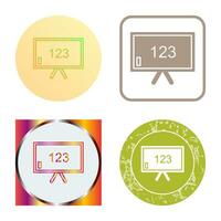 Unique Classroom Board Vector Icon