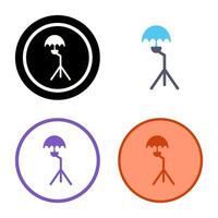 Unique Umbrella Stand Vector Icon