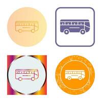 icono de vector de bus