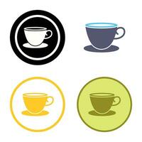 icono de vector de taza de té