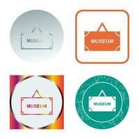 Museum Tag Vector Icon