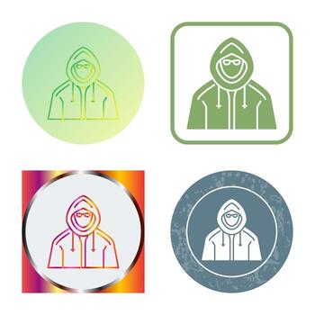 icono de vector de hacker