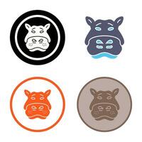 Hippo Vector Icon