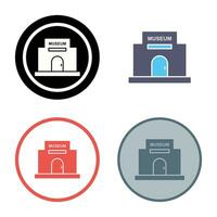 Museum Building Vector Icon